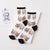 Women's Fashion Cat Cotton Crew Socks