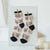 Women's Fashion Cat Cotton Jacquard Crew Socks