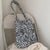 Women's Fashion Cheetah Print Nylon Shopping Bags