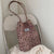 Women's Fashion Cheetah Print Nylon Shopping Bags