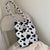 Women's Fashion Cheetah Print Nylon Shopping Bags