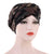 Women's Fashion Color Block Flower Leopard Beanie Hat