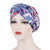 Women's Fashion Color Block Flower Leopard Beanie Hat