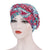 Women's Fashion Color Block Flower Leopard Beanie Hat