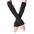 Women's Fashion Color Block Knitted Fabric Arm Sleeves