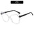 Women's Fashion Color Block Pc Cat Eye Full Frame Glasses