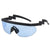 Women's Fashion Color Block Pc Square Half Frame Sunglasses