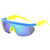 Women's Fashion Color Block Pc Square Half Frame Sunglasses