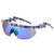 Women's Fashion Color Block Pc Square Half Frame Sunglasses