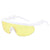 Women's Fashion Color Block Pc Square Half Frame Sunglasses