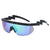 Women's Fashion Color Block Pc Square Half Frame Sunglasses