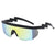 Women's Fashion Color Block Pc Square Half Frame Sunglasses