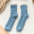 Women's Fashion Color Block Polyester Ankle Socks 1 Set