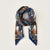 Women's Fashion Color Block Polyester Printing Silk Scarves