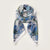 Women's Fashion Color Block Polyester Printing Silk Scarves