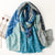 Women's Fashion Color Block Polyester Winter Scarves