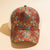 Women's Fashion Colorful Painted Curved Eaves Baseball Cap