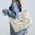 Women's Fashion Cow Pattern Canvas Shopping Bags