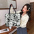 Women's Fashion Cow Pattern Canvas Shopping Bags