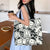 Women's Fashion Cow Pattern Canvas Shopping Bags