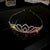 Women's Fashion Crown Alloy Hollow Out Inlay Rhinestones Pearl Crown