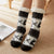 Women's Fashion Elk Polyacrylonitrile Fiber Jacquard Crew Socks