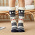 Women's Fashion Elk Polyacrylonitrile Fiber Jacquard Crew Socks