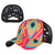 Women's Fashion Flame Printing And Dyeing Curved Eaves Baseball Cap