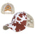 Women's Fashion Flame Printing And Dyeing Curved Eaves Baseball Cap