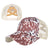 Women's Fashion Flame Printing And Dyeing Curved Eaves Baseball Cap