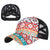 Women's Fashion Flame Printing And Dyeing Curved Eaves Baseball Cap