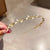 Women's Fashion Flower Bow Knot Metal Inlay Artificial Diamond Pearl Hair Band