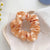 Women's Fashion Flower Cloth Pleated Hair Tie