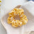 Women's Fashion Flower Cloth Pleated Hair Tie