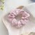 Women's Fashion Flower Cloth Pleated Hair Tie