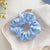 Women's Fashion Flower Cloth Pleated Hair Tie