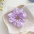 Women's Fashion Flower Cloth Pleated Hair Tie