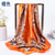 Women's Fashion Flower Satin Printing Silk Scarves