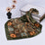 Women's Fashion Flower Satin Printing Silk Scarves