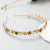 Women's Fashion Geometric Alloy Inlay Rhinestones Hair Band