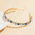 Women's Fashion Geometric Metal Rhinestones Hair Band