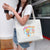 Women's Fashion Geometric Oxford Cloth Shopping Bags