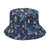 Women's Fashion Geometric Printing Flat Eaves Bucket Hat