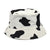 Women's Fashion Geometric Printing Flat Eaves Bucket Hat