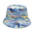 Women's Fashion Geometric Printing Flat Eaves Bucket Hat