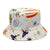 Women's Fashion Geometric Printing Flat Eaves Bucket Hat