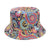 Women's Fashion Geometric Printing Flat Eaves Bucket Hat