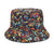 Women's Fashion Geometric Printing Flat Eaves Bucket Hat