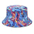 Women's Fashion Geometric Printing Flat Eaves Bucket Hat