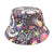 Women's Fashion Geometric Printing Flat Eaves Bucket Hat